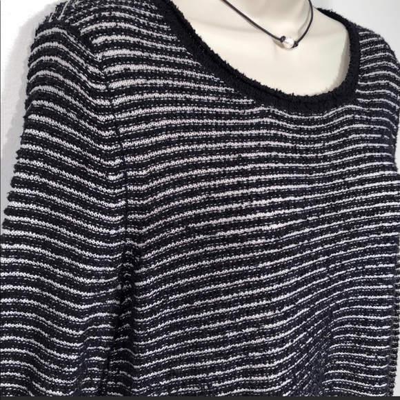 Eileen Fisher Crewneck Striped Sweater - Picture 3 of 6